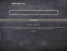 Tablet Screenshot of adelbertfarm.com